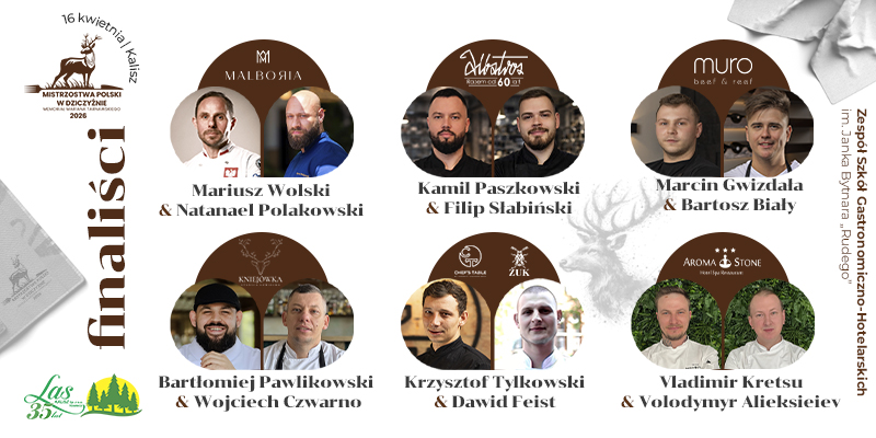 Finaliści V edycji Mistrzostw Polski w Dziczyźnie