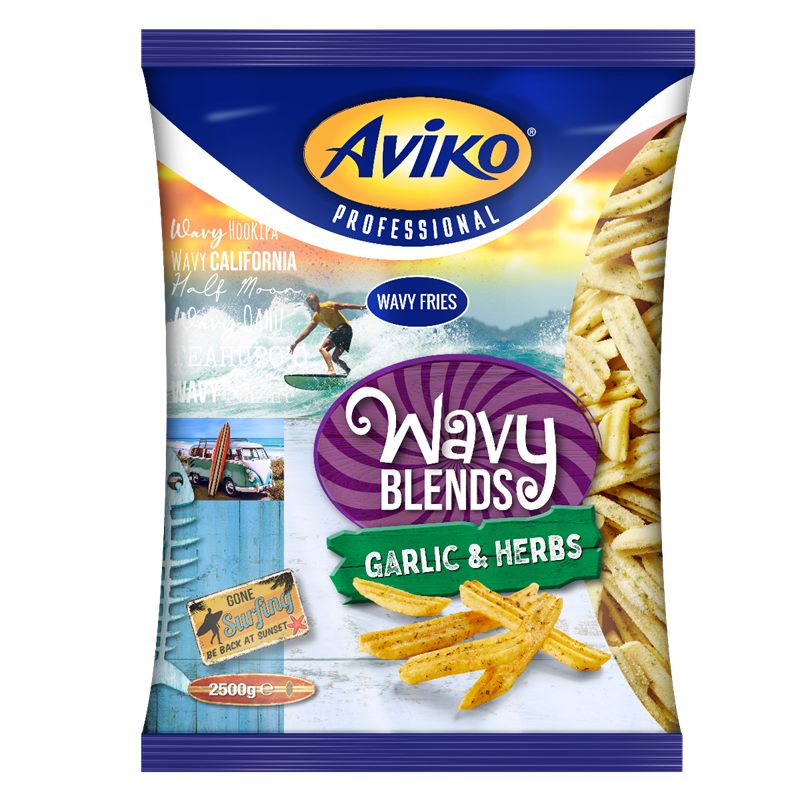 Aviko Wavy Blends - frytki naładowane smakiem