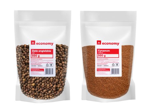 Transgourmet Foodservice i Selgros HoReCa wprowadziły do swojej oferty nowe produkty marki tg Economy - ziele angielskie i cynamon mielony